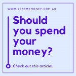 Spend your money