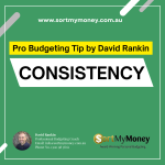 consistency with your money